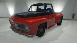 A Slamvan in GTA V - Enhanced version (Rear quarter view).