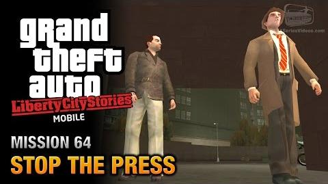 GTA Liberty City Stories Mobile - Mission 64 - Stop the Press