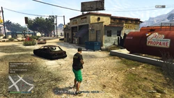 TheCluckinBellFarmRaid-GTAOee-HitAndRun-LocationA-SS6.jpg (1.18 MB) Unlocked the garage and located a getaway vehicle.