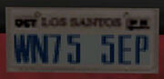 Vehicle license plate (GTASA) (Los Santos)