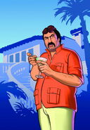 Concept artwork of Gonzalez for GTA Vice City Stories.