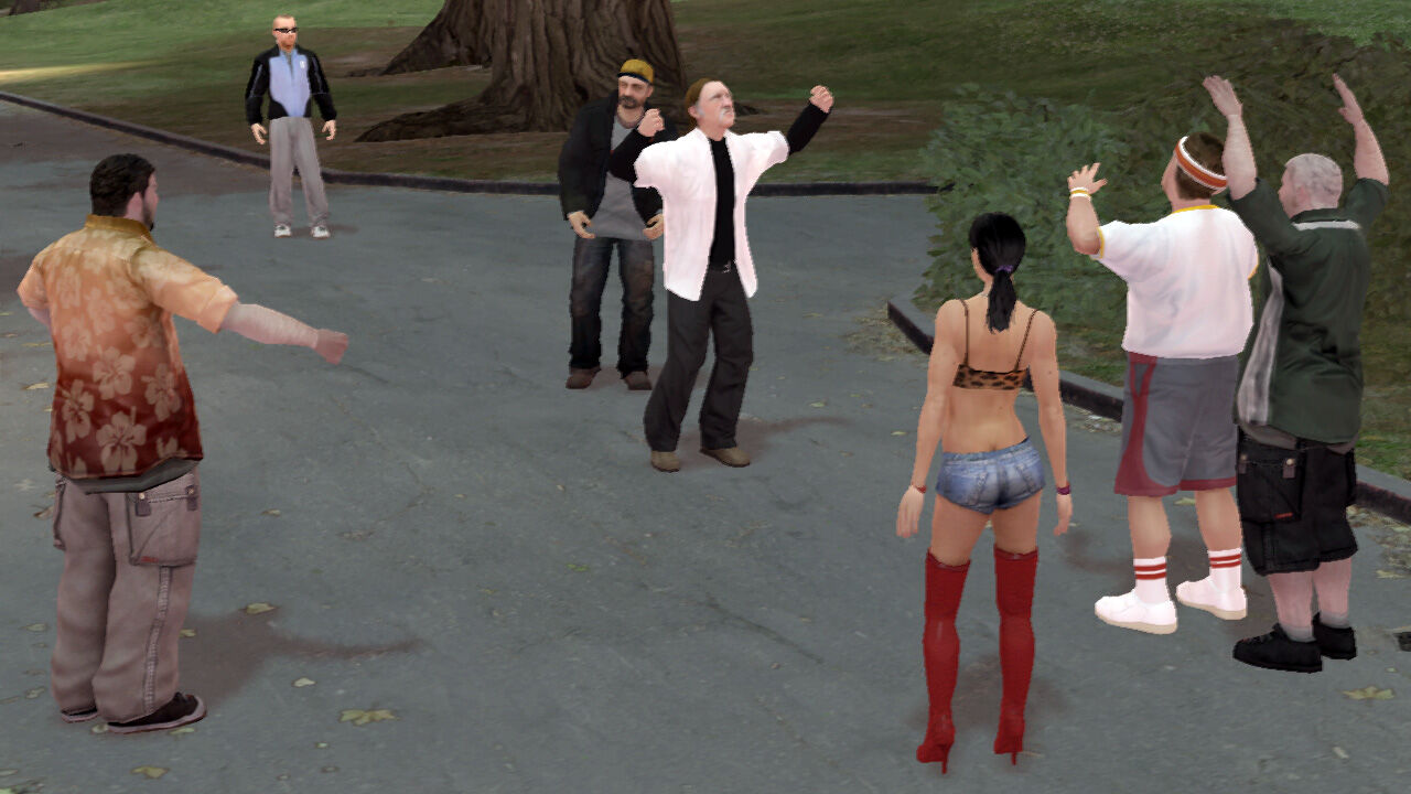 GTA 3 Claude Shirtless + Skins GTA III Mod 