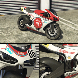 Pegassi Bati 801 GTA 5 - imagens, características e descrição de moto