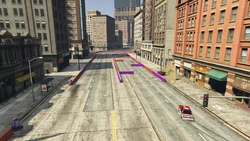 Two paths – the harder one represents the second and final green zone