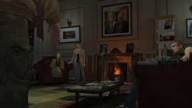 Niko Bellic being introduced to Packie's family.