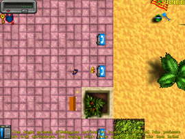 Brother Marcus informs the protagonist that the "high priest of Babylon" has entered town to "spread his poison on the airwaves" and tells them to find and kill him.
