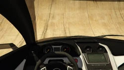 Driver's first-person view