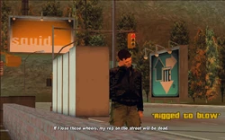 D-Ice says that losing the car would damage his reputation in the streets.