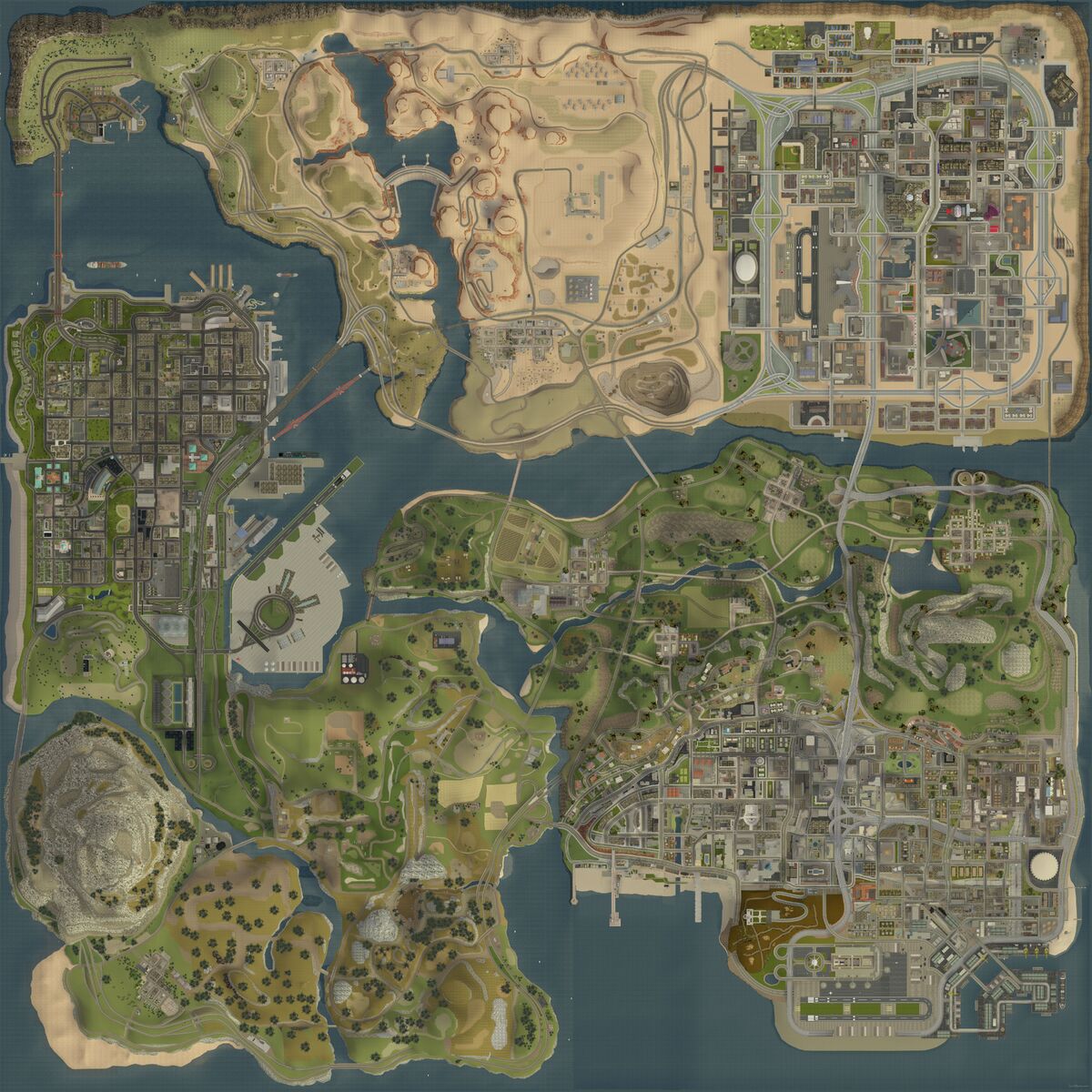 GTA 6 map leak reveals massive size of Vice City compared to Los