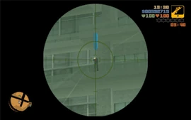 Claude taking out FBI spies shooting at him with their M16 assault rifles.