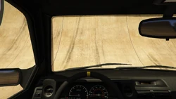 Driver's first-person view
