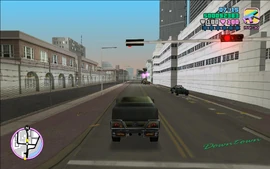 Tommy nearing the first convoy.