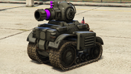 The Invade and Persuade Tank with Rocket Launcher upgrade. (Rear quarter view)