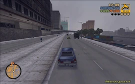 Claude and the Kanbu escaping from the police.