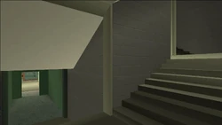 Staircase to the second floor.
