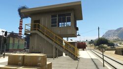 Entrance to the Palmer-Taylor Power Station.