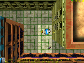 Answering the phone in the alley behind the police station, Deever tells the protagonist that it looks like the Rastas have finally given up and want to meet, so he tells them to get to the payphone in Vice Beach.