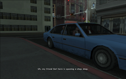 The Truth tells Dwaine about Carl's garage and that he recommended Carl to employ Dwaine as a mechanic.