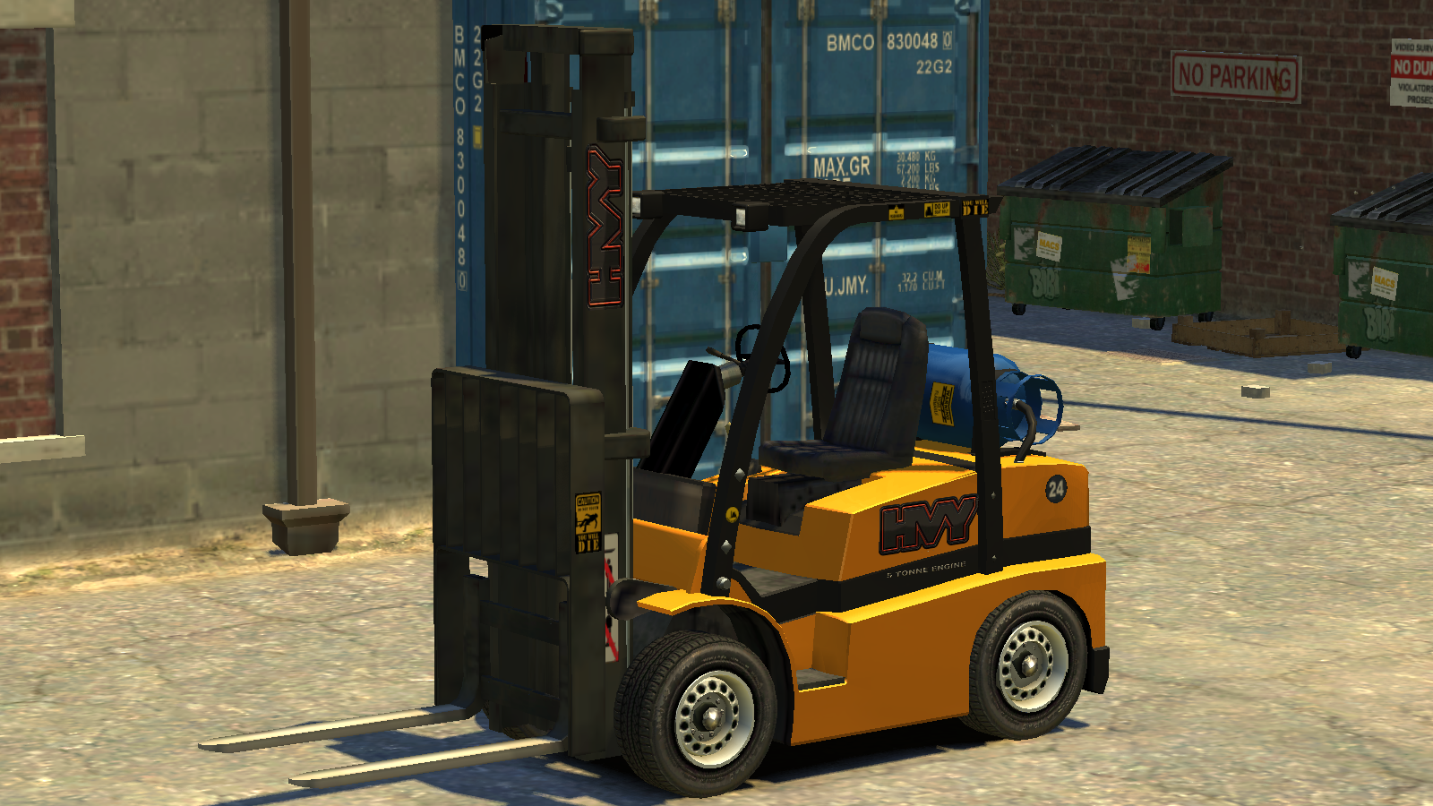 gta 5 for pc forklift controls