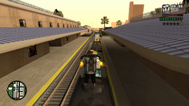 Fighting off the military on the train while searching for crates.