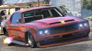 The Sabre Turbo Custom in the cinematic preview on Rockstar Games Social Club.