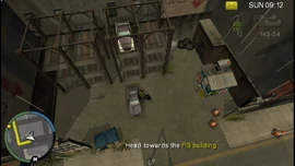 Getting a car and heading towards the FIB building.