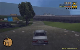 DeadSkunkInTheTrunk-GTAIII-SS9.jpg (153 KB) Claude arriving at the crusher in Harwood.