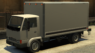 A blank Mule in Grand Theft Auto IV. (Rear quarter view)