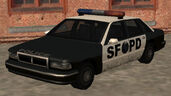 SFPD "Police" (Rear quarter view).