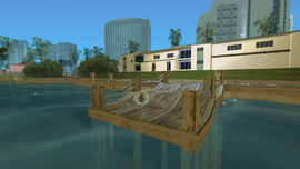 The jetty, where a Hidden Package can be found.