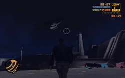 Claude sees Catalina's helicopter approaching him.