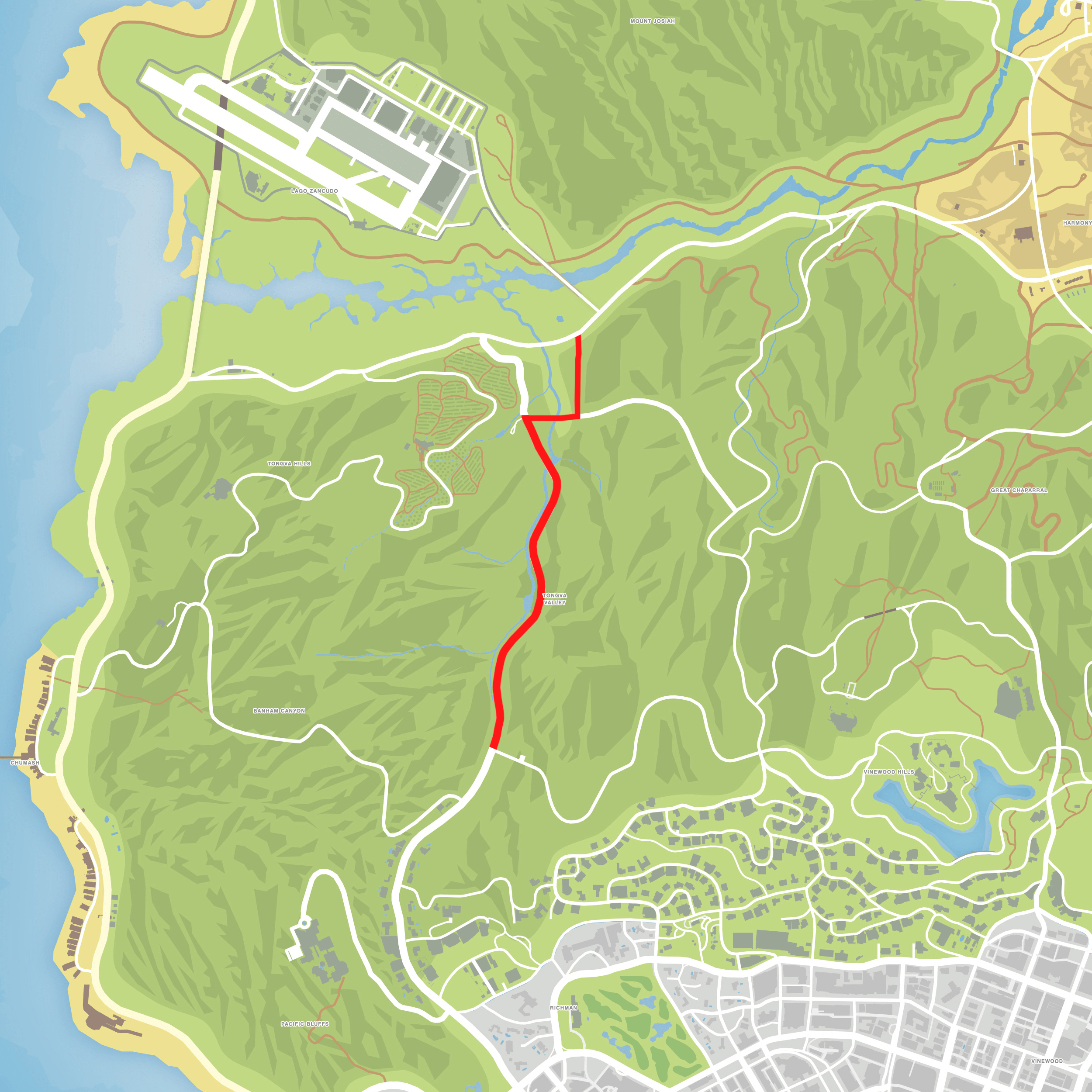 Tongva Drive Gta Wiki Fandom