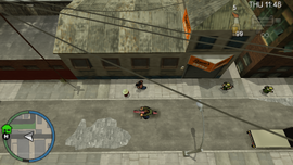 Exterior of Brucie's Executive Lifestyle Autos in Grand Theft Auto: Chinatown Wars.