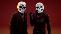Romance and Floral Calacas Masks