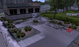 The old school hall in Chinatown in Grand Theft Auto III.
