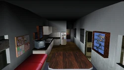 Caravan interior – living room