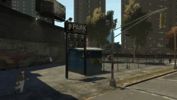 The Applejack Street car park.