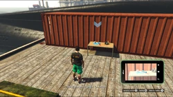 Sending the photograph to Jamal