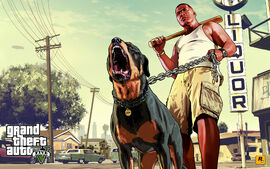 Artwork of Franklin with Chop.