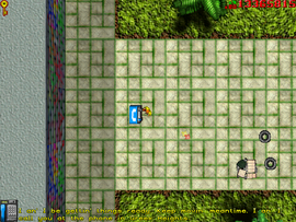 Answering the phone, he tells the protagonist to answer the phone in Greek Heights.