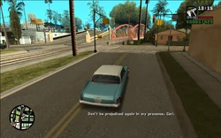 Smoke asks CJ to not be biased against him.