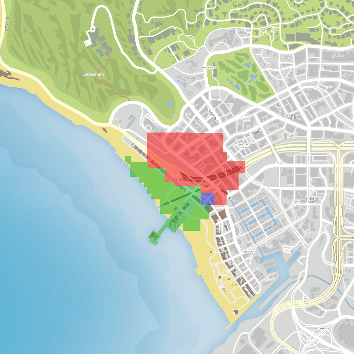 GTA V: The Manual: the interactive area map for GTA 5