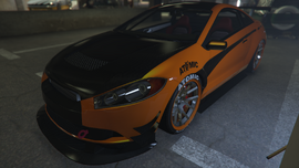 Hao's customized Penumbra in the LS Car Meet in GTA Online.