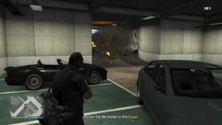 Take out enemies coming in