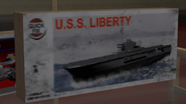 U.S.S. Liberty model.
