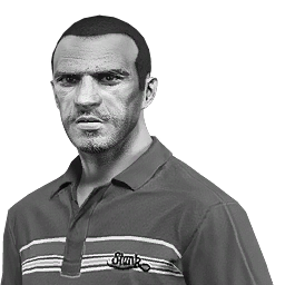 Niko, as he appears in the GTA Online Protagonist Character Creator.