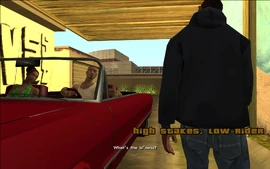 CJ asks Cesar what he'd like to do.