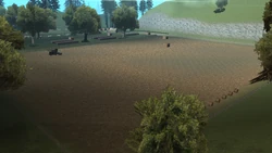 Overview of the farm field.