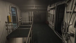 Scuba station, main deck