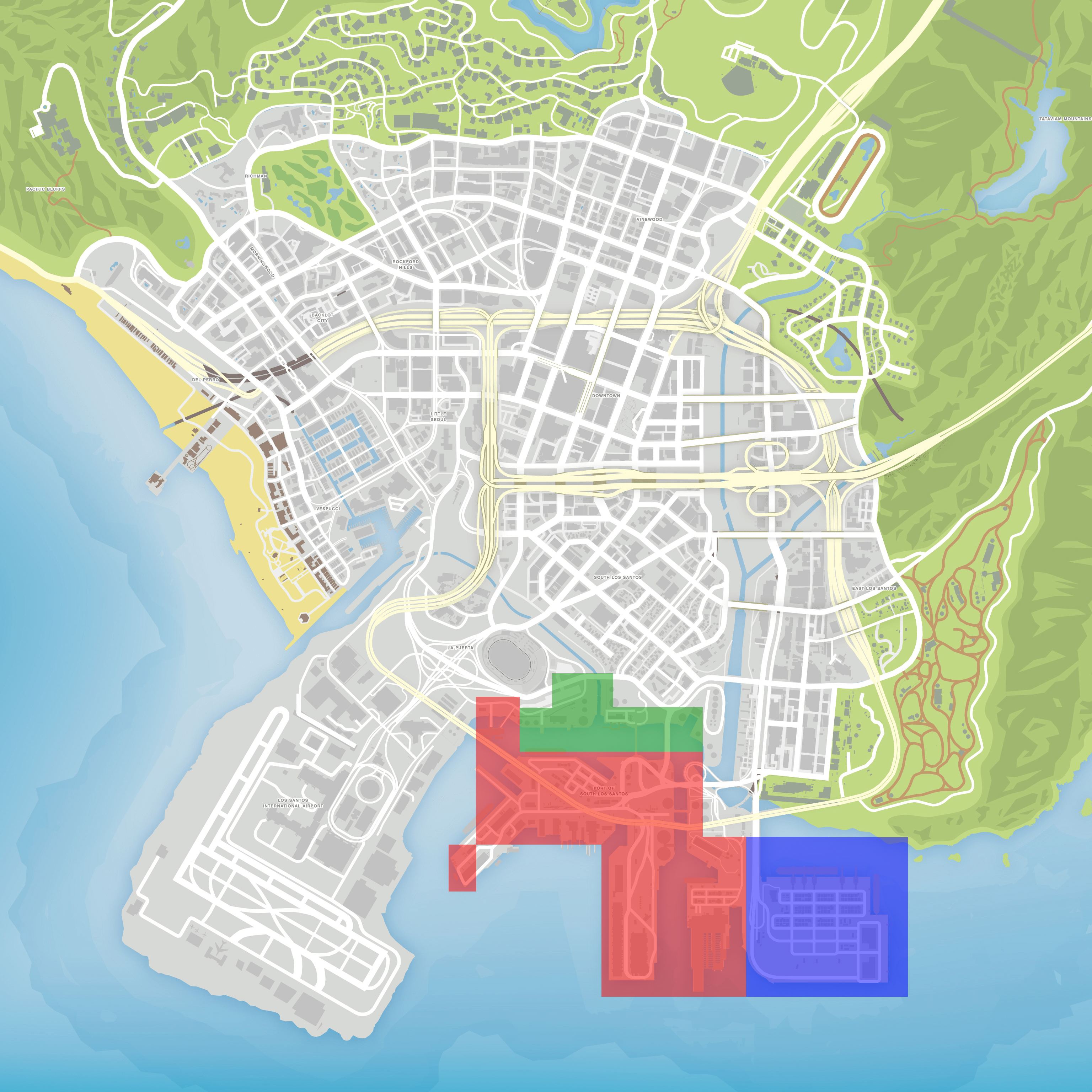 Why is GTA 5's Los Santos on an island?